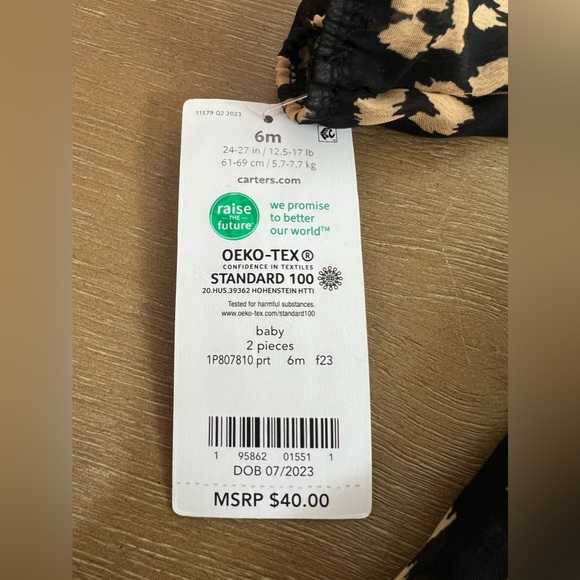 Carter’s Cheetah Print Dress - Picture 5 of 5